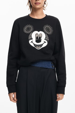 Felpa regular Topolino Disney - Nero