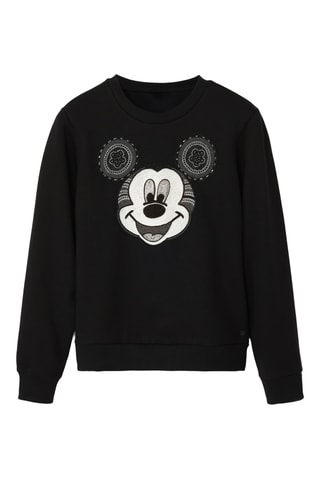 Felpa regular Topolino Disney - Nero