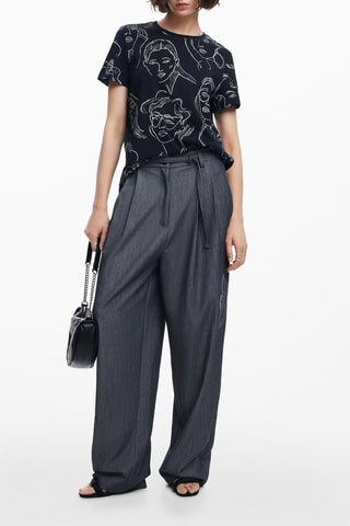 T-shirt regular - Nero