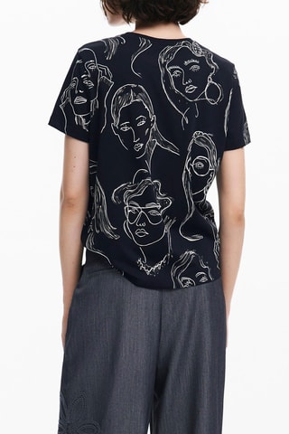 T-shirt regular - Nero