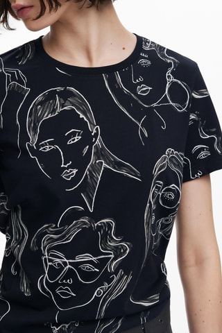 T-shirt regular - Nero