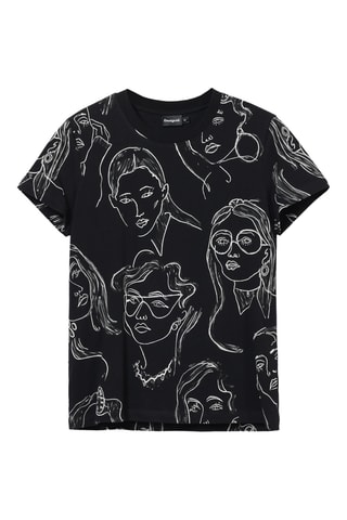 T-shirt regular - Nero