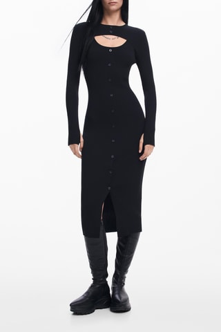 Abito a camicia - Nero