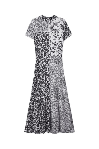 Abito midi - Nero e bianco