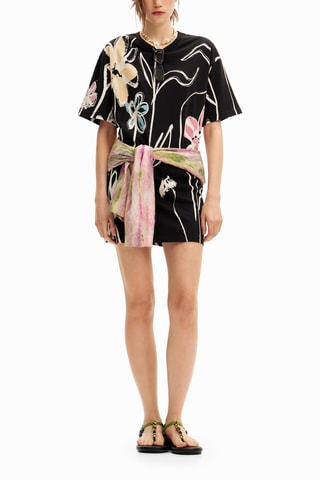 Abito taglio dritto - Nero