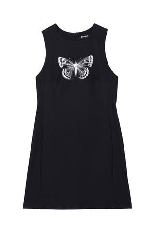 Abito a trapezio - Nero