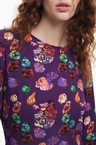 Abito a campana - Viola