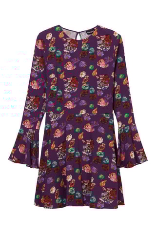 Abito a campana - Viola