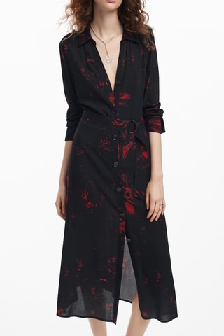 Abito a camicia - Nero