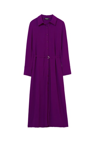 Abito a camicia - Viola