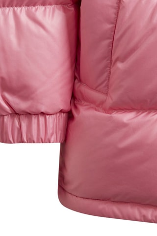 Doudoune longue à capuche - Rose