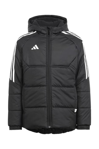 Doudoune de football à capuche Condivo - Noir