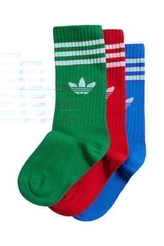 3 paires de chaussettes - Vert foncé et bleu cobalt