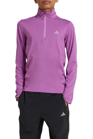 T-shirt d’entraînement - Violet chiné - Adidas
