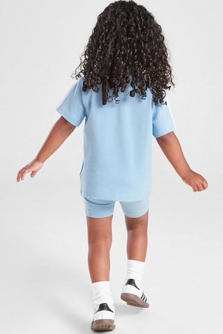 T-shirt et short - Ciel et blanc