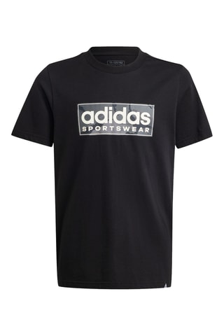 T-shirt Camo Linear - Noir