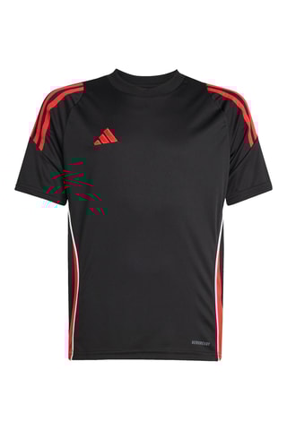 Maillot de football Tiro 24 - Noir et rouge