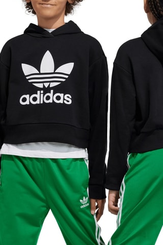 Sweat court à capuche Adicolor - Noir - Adidas