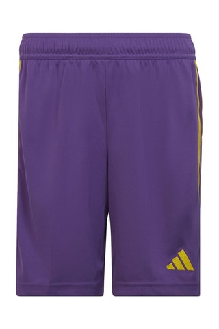 Short de football Tiro 23 League - Violet et jaune - Adidas