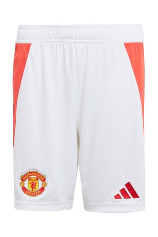 Short de football Machester United - Blanc - Adidas