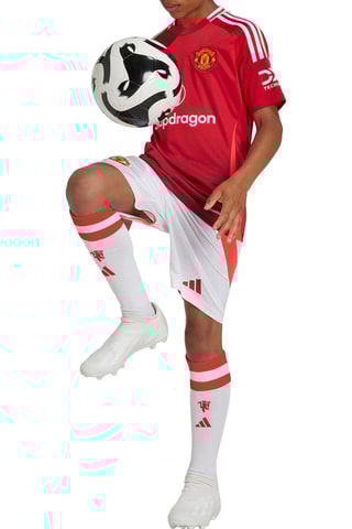 Short de football Machester United - Blanc - Adidas