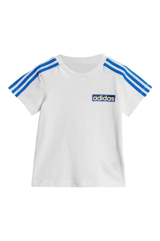 T-shirt et short - Blanc et noir - Adidas