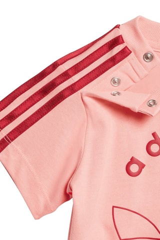 T-shirt et short - Rose et rouge - Adidas