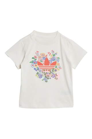 T-shirt et short Liberty London - Blanc - Adidas