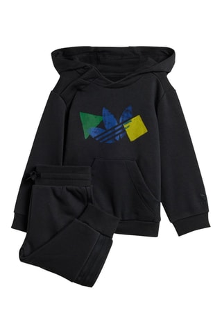 Sweat à capuche et pantalon Graphics - Noir