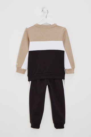 Sweat et pantalon de survêtement - Beige et noir