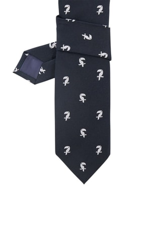 Cravatta in seta - Navy