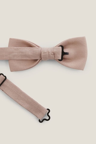 Papillon in lino - Rosa chiaro