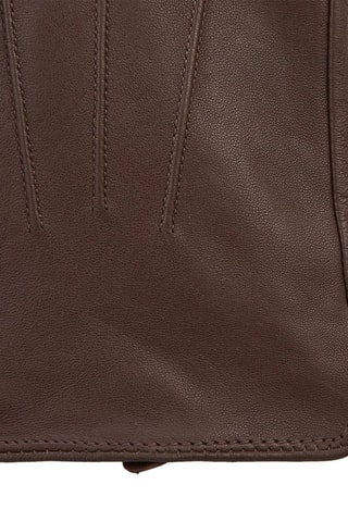 Guanti in pelle - Marrone