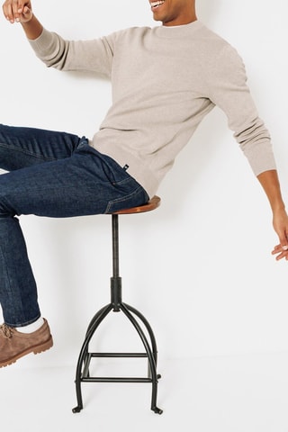 Maglia in cotone bio - Beige