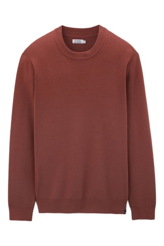 Maglia in cotone bio  - Bordeaux