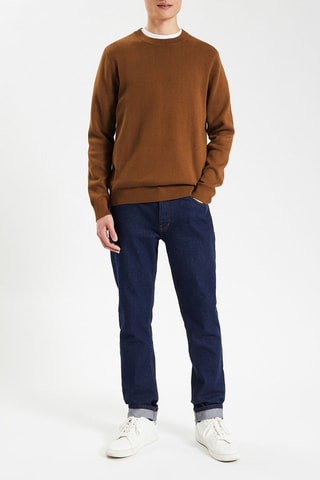 Maglia in cotone bio - Cammello