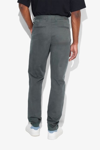 Pantaloni chino slim in cotone bio - Grigio scuro