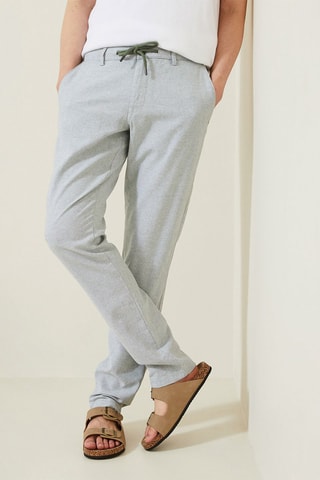 Pantalon slim - Vert