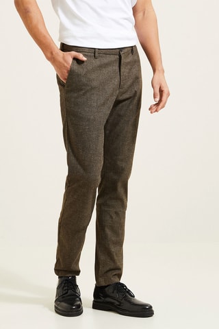 Pantaloni chino slim - Marrone