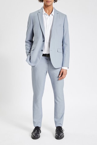 Pantaloni da completo slim - Azzurro 