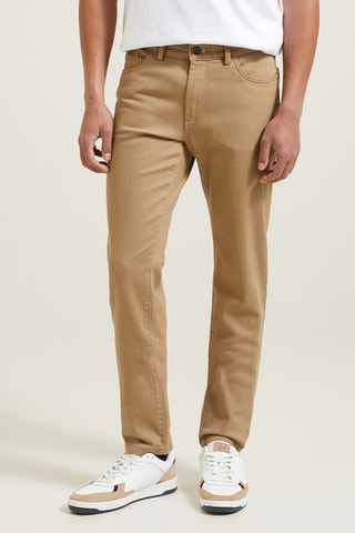 Pantalon slim - Beige