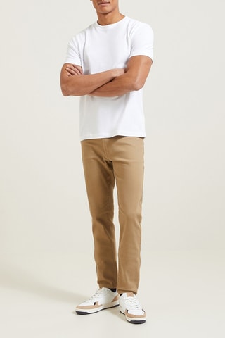 Pantalon slim - Beige