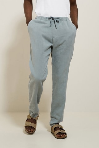 Pantaloni larghi - Turchese