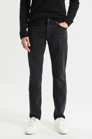 Jeans straight - Nero - Lunghezza 36
