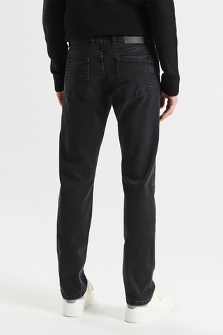 Jeans straight - Nero - Lunghezza 36
