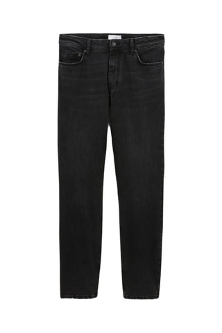 Jeans straight - Nero - Lunghezza 34