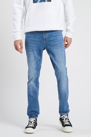 Jeans slim - Blu - Lunghezza 36