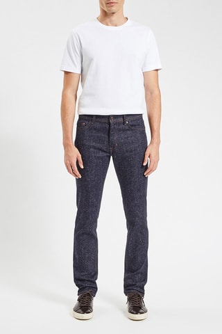 Jeans straight - Navy - Lunghezza 34