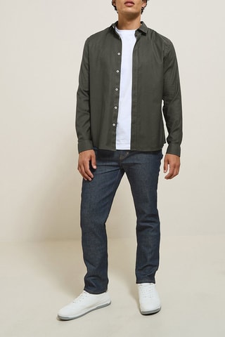 Jeans straight - Navy - Lunghezza 32