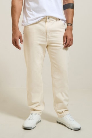 Jeans regular - Ecrù